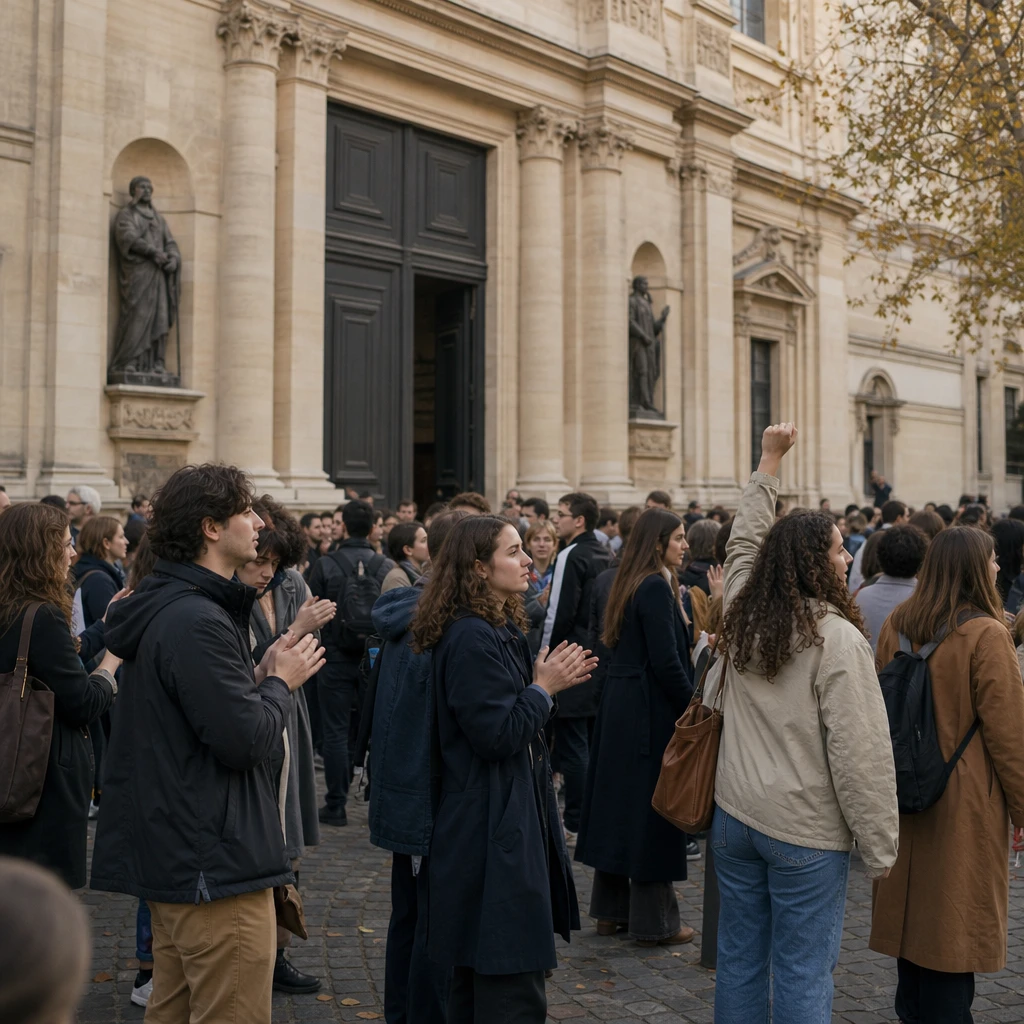 Blocage Institut Catholique Paris