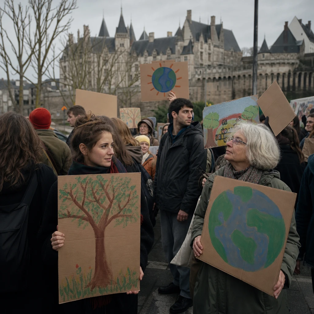 Manifestation à Nantes